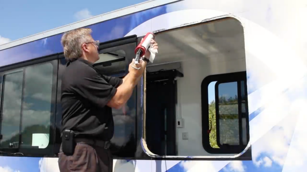 Thumbnail image to watch the installation procedure for Storm-Tite flush bus windows