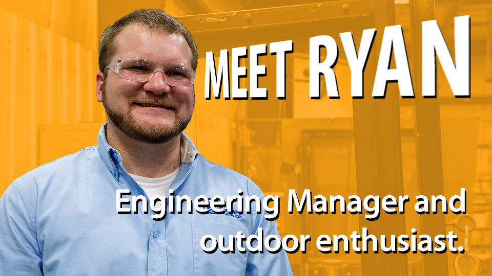 Thumbnail image to access Ryan's video titled Meet Ryan, Engineering Manager and outdoor enthusiast