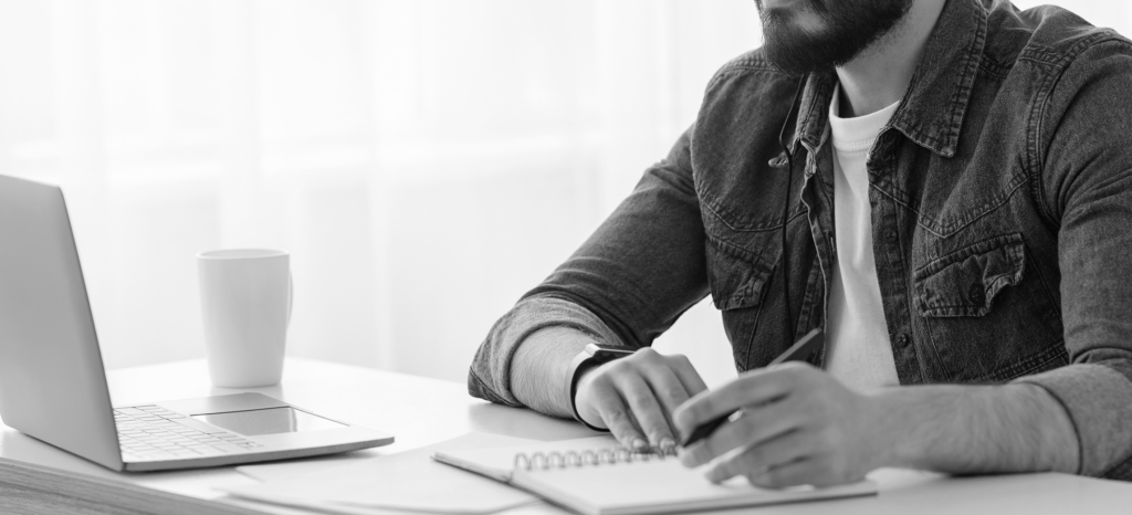 Person working at computer